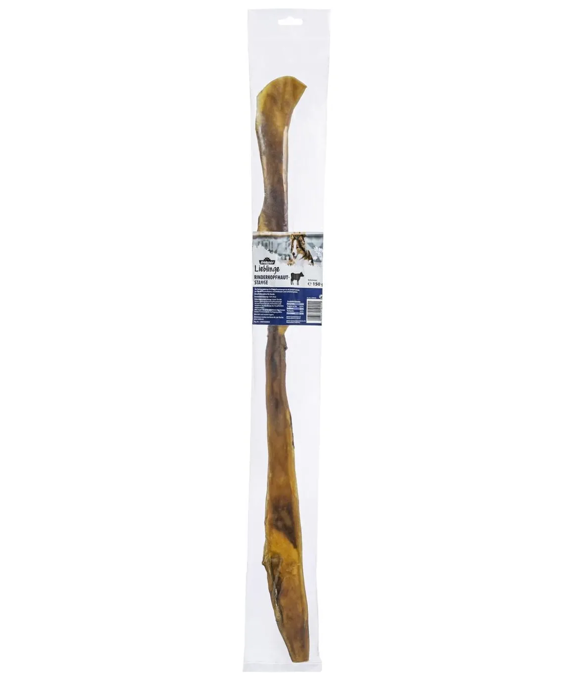 Dehner Lieblinge Rinderkopfhaut-Stange, 150 g