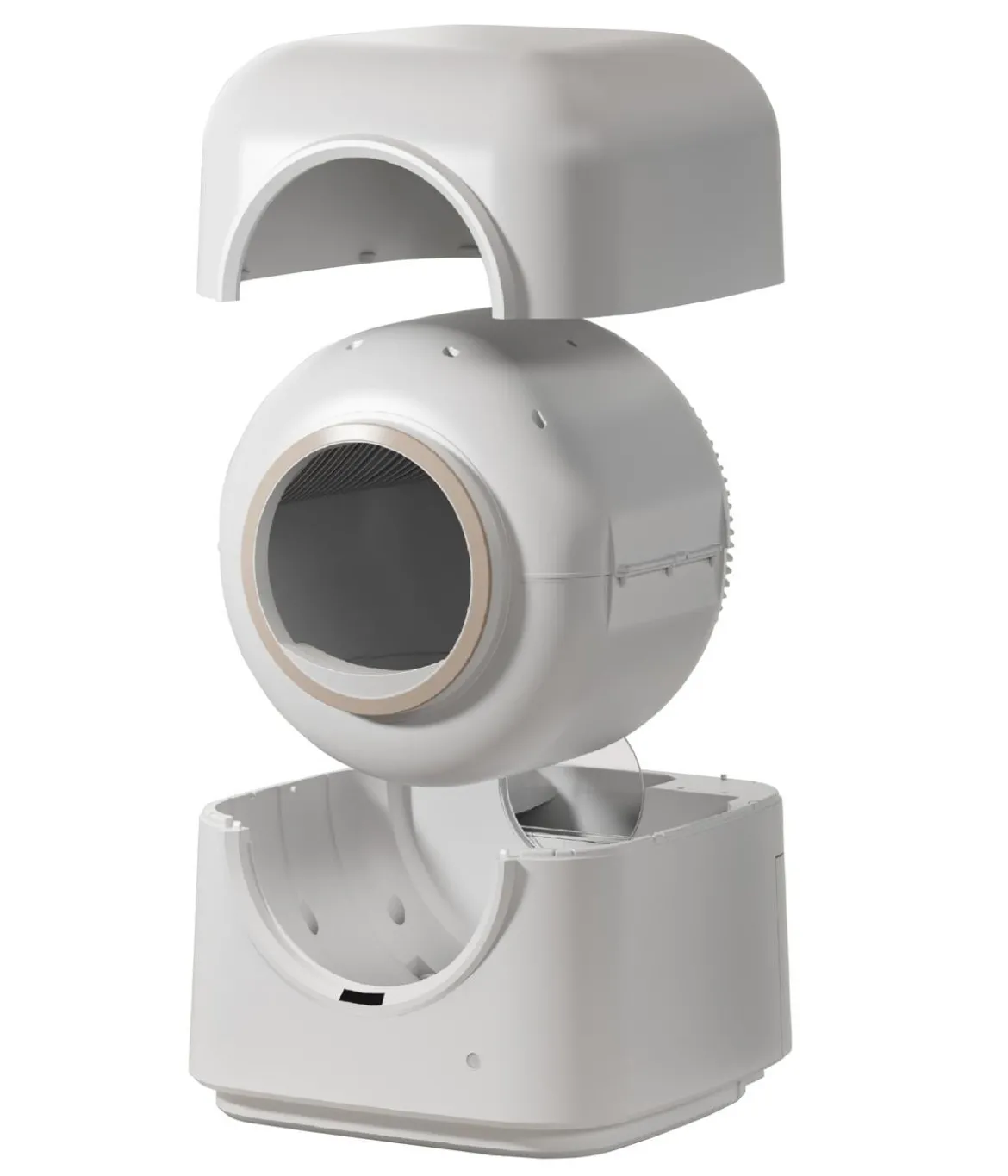 Dehner Lieblinge Selbstreinigende Katzentoilette Celeste, ca. B54,3/H59,5/T54,3 cm