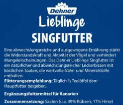 Dehner Lieblinge Singfutter für Kanarien, 20 g