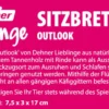 Dehner Lieblinge Sitzbrett Outlook, ca. B7,5/H3/T17 cm