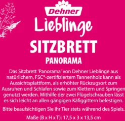Dehner Lieblinge Sitzbrett Panorama, ca. B17,5/H3/T13,5 cm
