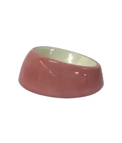 Dehner Lieblinge Steingut-Katzennapf Pink