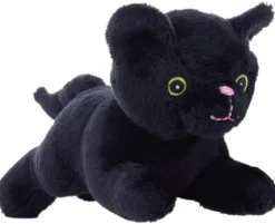 Dehner Lieblinge Stofftier Schwarze Katze, ca. B16/H12 cm