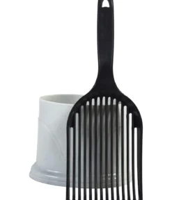 Dehner Lieblinge Streuschaufel Easy litter, mit Halter, ca. B18/H35/T10 cm