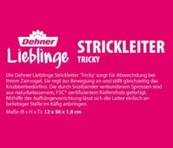 Dehner Lieblinge Strickleiter Tricky, ca. B12/H56/T1,8 cm