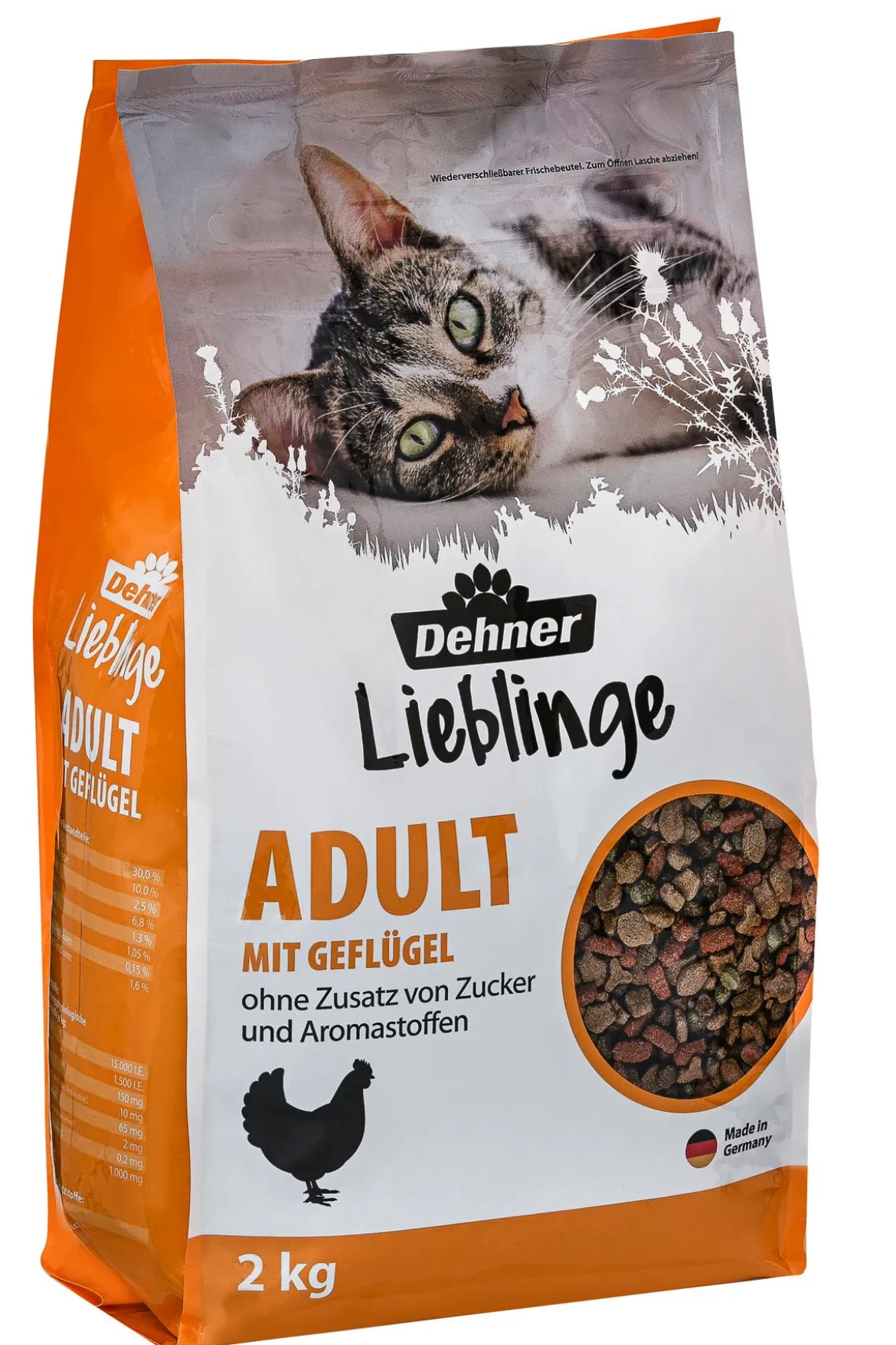 Dehner Lieblinge Trockenfutter für Katzen Adult, 2 kg