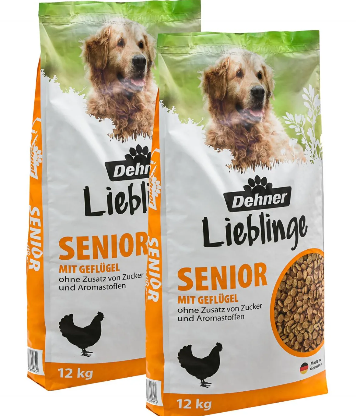 Dehner Lieblinge Trockenfutter für Hunde Senior, Geflügel
