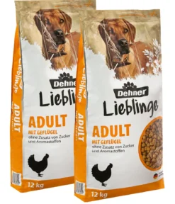 Dehner Lieblinge Trockenfutter für Hunde Adult, Geflügel