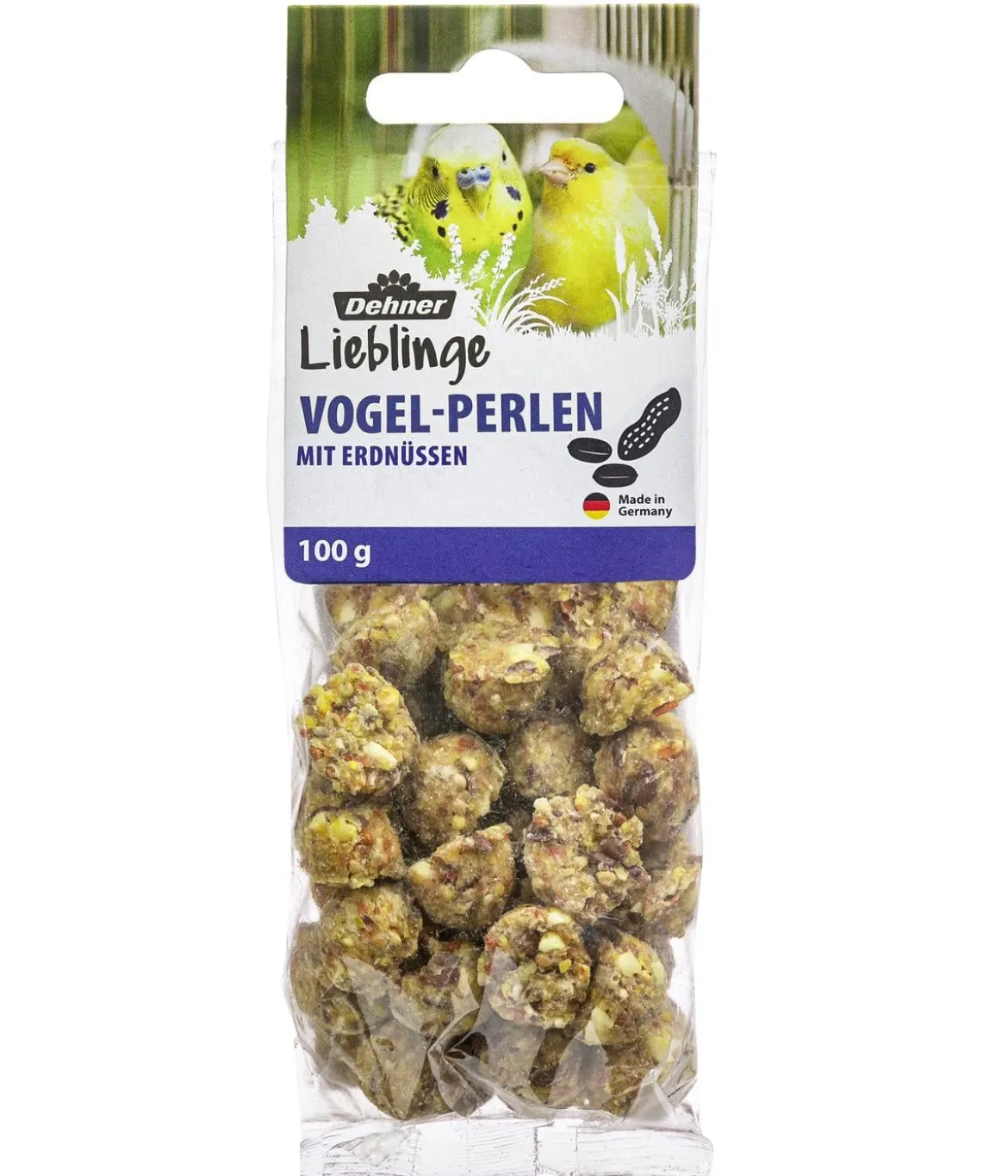 Dehner Lieblinge Vogel-Perlen, Erdnüsse, 100 g
