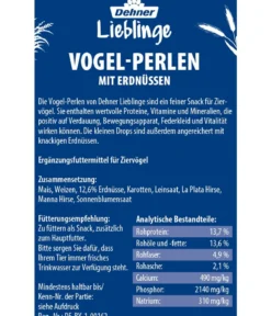 Dehner Lieblinge Vogel-Perlen, Erdnüsse, 100 g