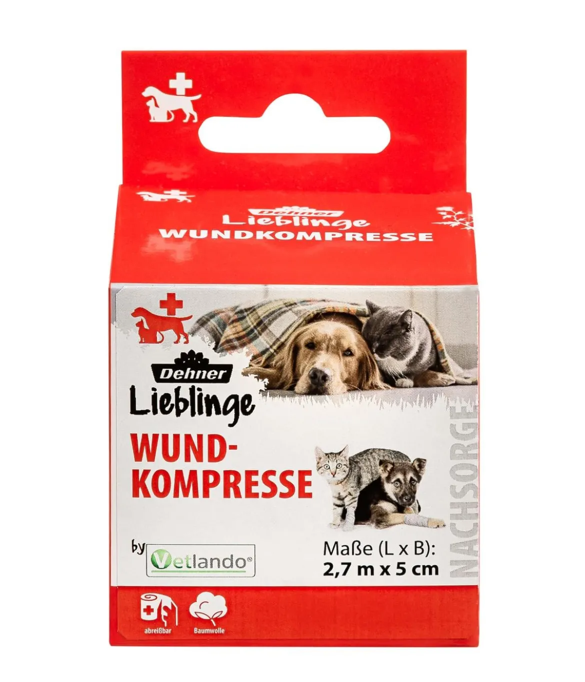 Dehner Lieblinge Wundkompresse für Hunde & Katzen