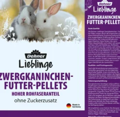 Dehner Lieblinge Zwergkaninchenfutter-Pellets