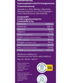 Dehner Lieblinge Zwergkaninchenfutter-Pellets