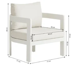 Dehner Lounge Altea, 4-teilig