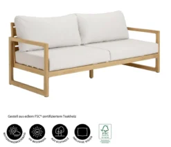 Dehner Loungebank Port-au-Prince, 2-Sitzer