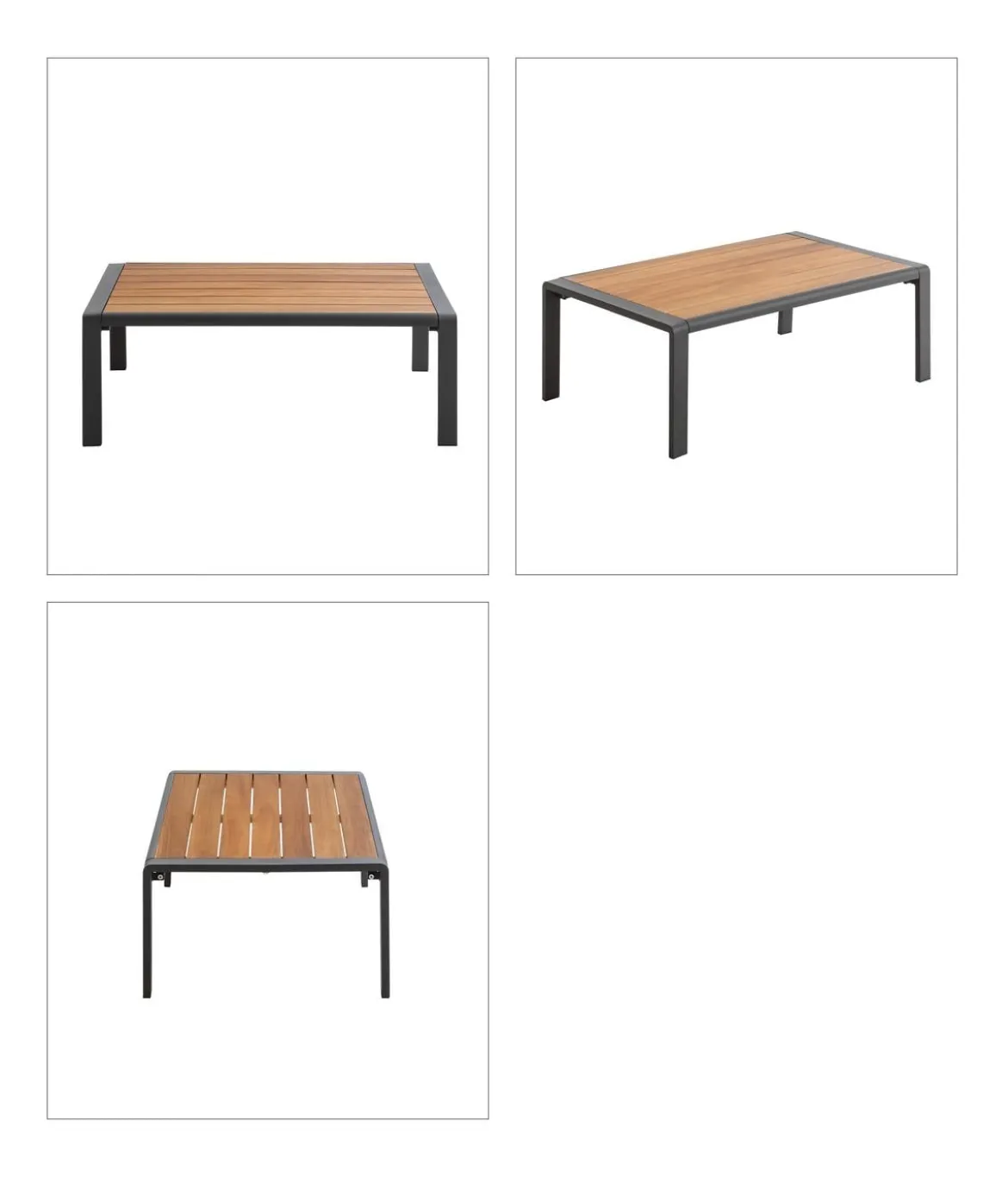 Dehner Lounge Milo, 4-teilig
