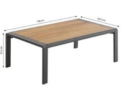 Dehner Lounge Milo, 4-teilig