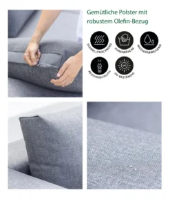 Dehner Lounge Riva, 3-teilig