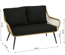 Dehner Lounge Venezia, 4-teilig