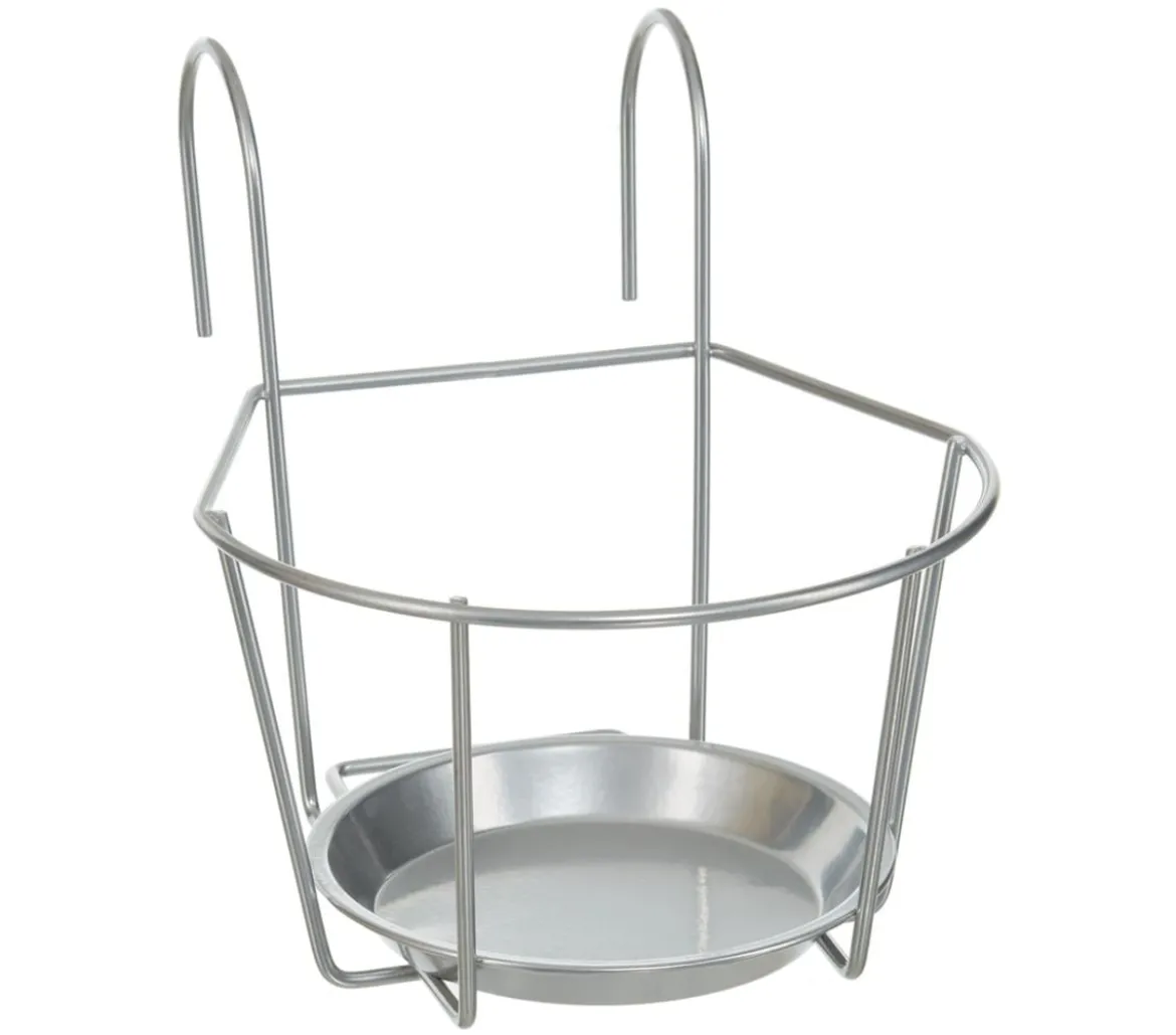 Dehner Metall-Balkonblumentopfhalter Lundy, ca. B18/H18/T18 cm