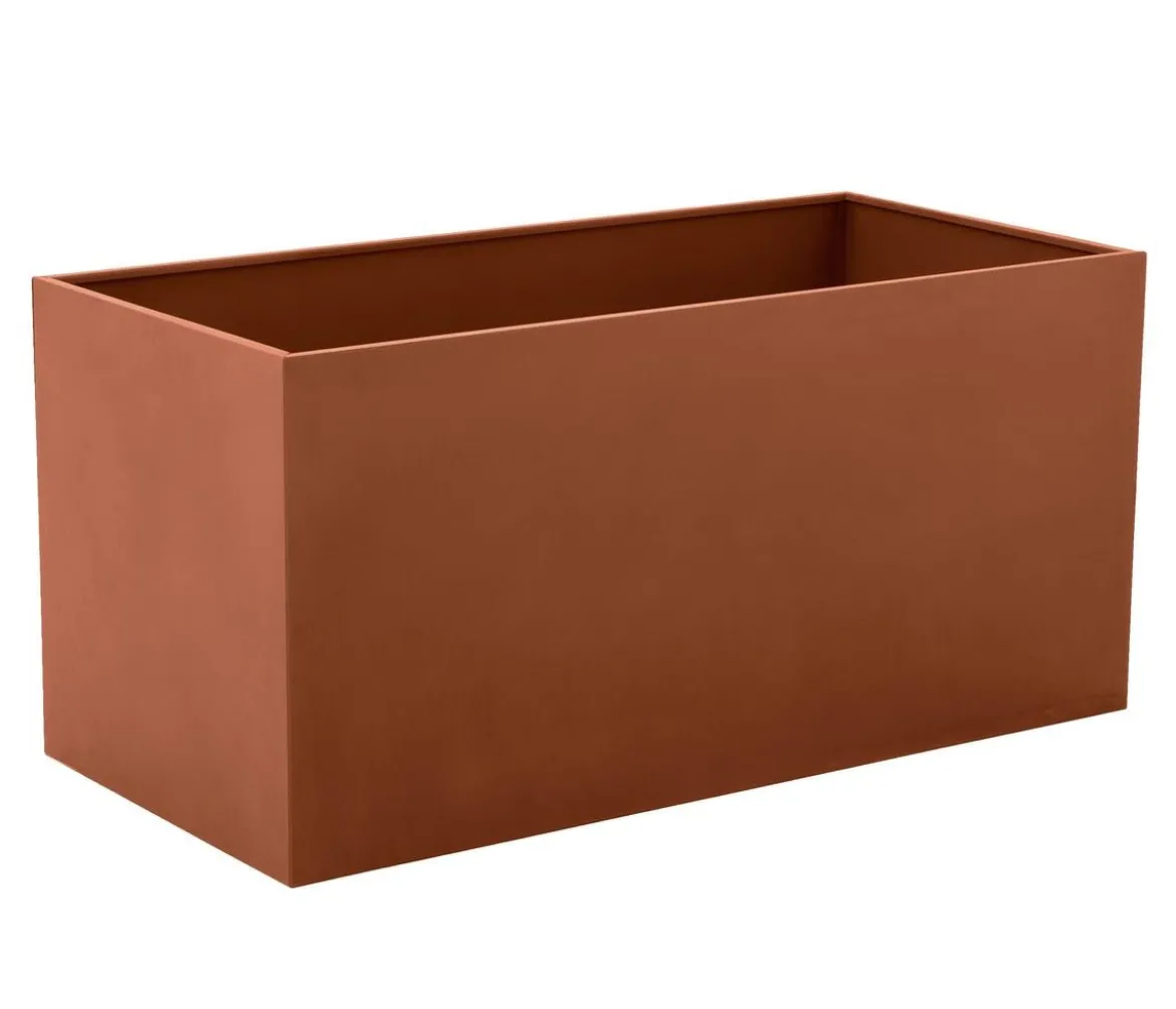 Dehner Metall-Balkonhochbeet Lagos, ca. B115/H55/T55 cm
