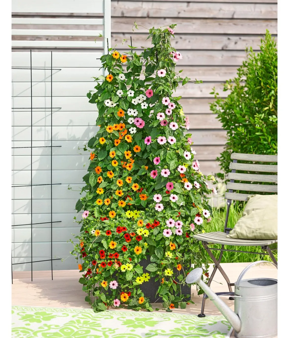 Dehner Metall-Blumenspalier, 150 cm