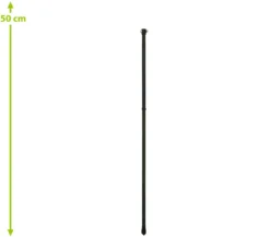 Dehner Metall-Multi-Gartenstab, 125 cm, schwarz