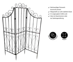 Dehner Metallparavent Antik
