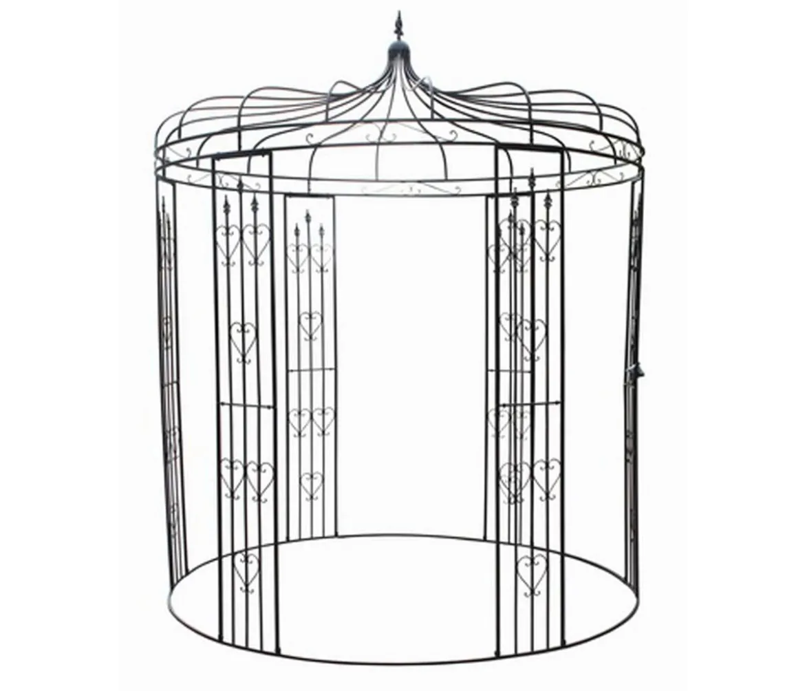 Dehner Metall-Pavillon Canterbury, ca. Ø232/H271 cm