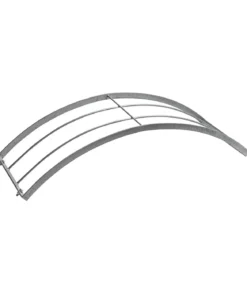 Dehner Metall-Rosenbogen Halbbogen, ca. B40/H70/T40 cm