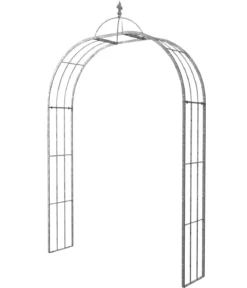Dehner Metall-Rosenbogen Halbbogen, ca. B40/H70/T40 cm