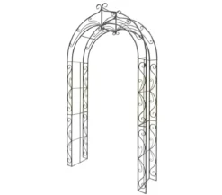 Dehner Metall-Rosenbogen Newport, ca. B134/H244/T38 cm