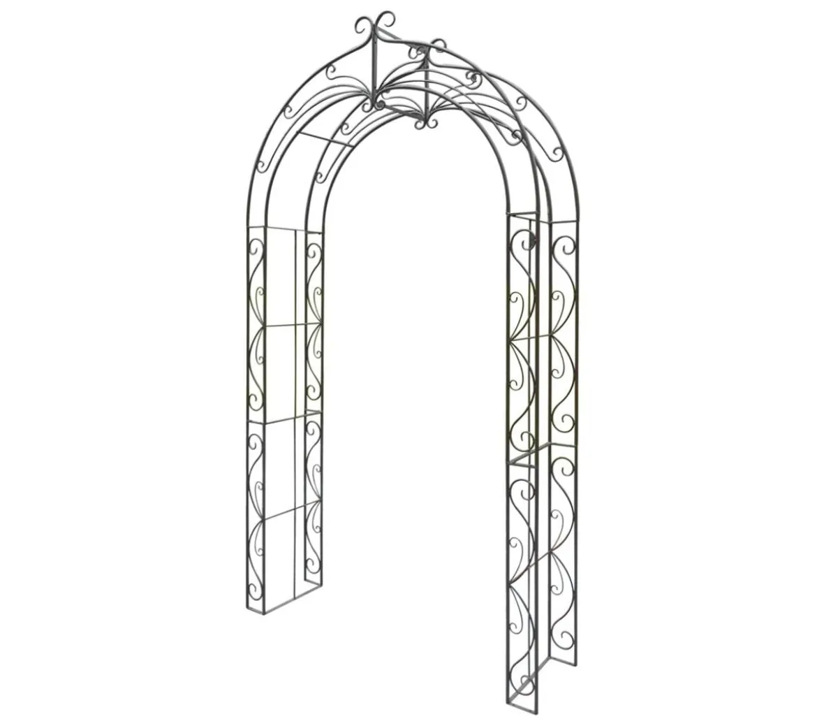 Dehner Metall-Rosenbogen Newport, ca. B134/H244/T38 cm