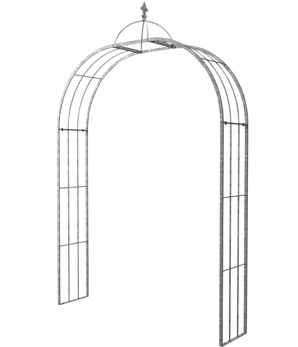 Dehner Metall-Rosenbogen Seitenteil, ca. B40/H165/T2,5 cm