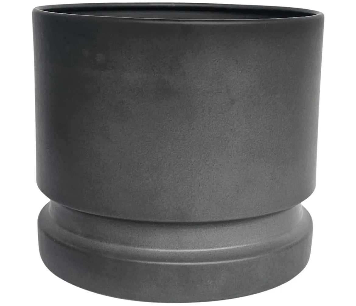 Dehner Metall-Topf Flora, rund