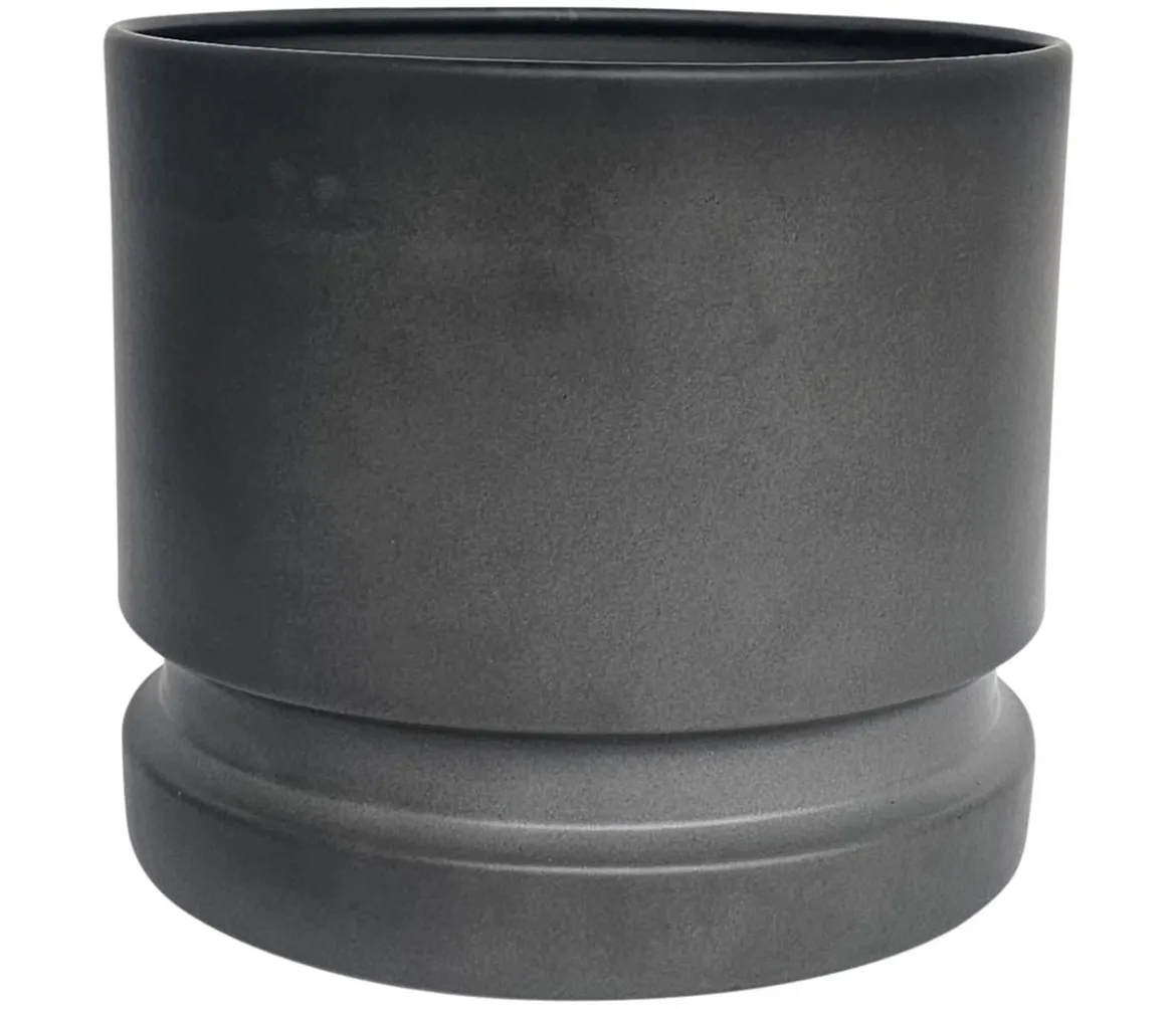 Dehner Metall-Topf Flora, rund