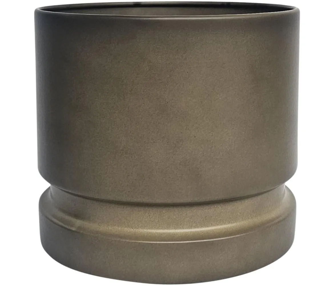 Dehner Metall-Topf Flora, rund