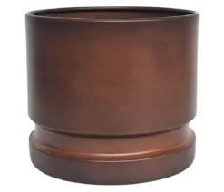 Dehner Metall-Topf Flora, rund