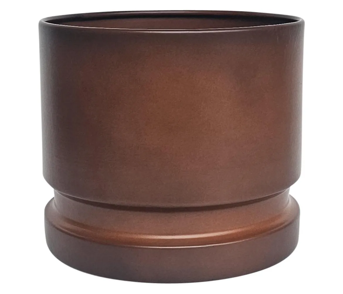 Dehner Metall-Topf Flora, rund