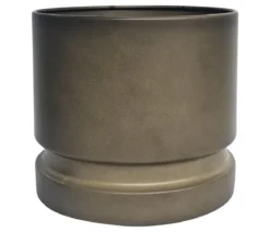 Dehner Metall-Topf Flora, rund