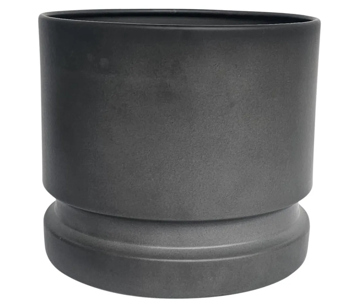 Dehner Metall-Topf Flora, rund