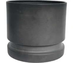 Dehner Metall-Topf Flora, rund