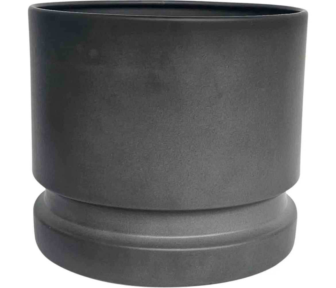 Dehner Metall-Topf Flora, rund