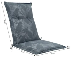 Dehner Mittellehnerauflage Lazio, ca. B50/H6/T108 cm