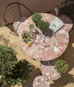 Dehner Mosaiktisch Chiara, terra-rosé
