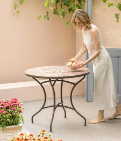 Dehner Mosaiktisch Chiara, terra-rosé