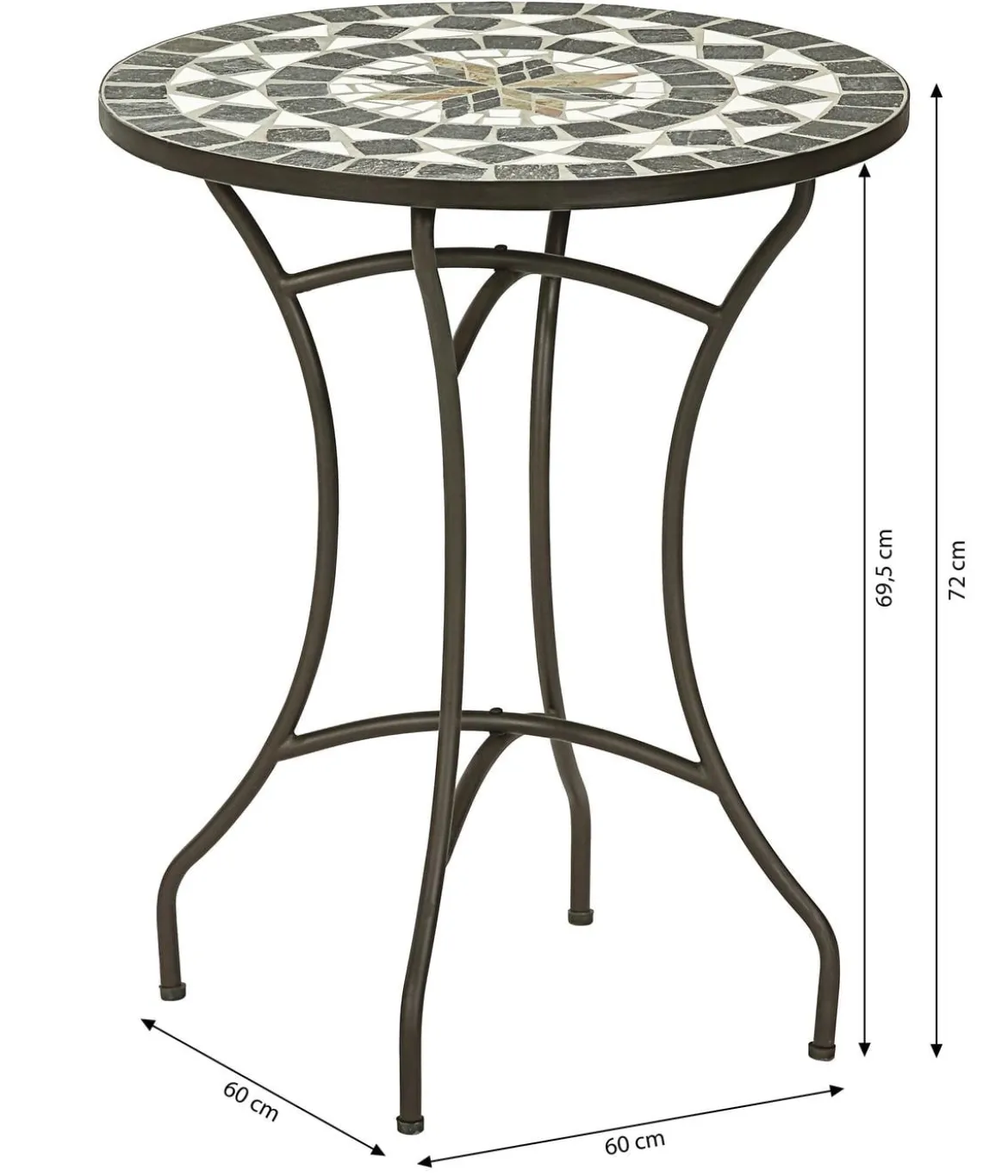 Dehner Mosaiktisch Diana