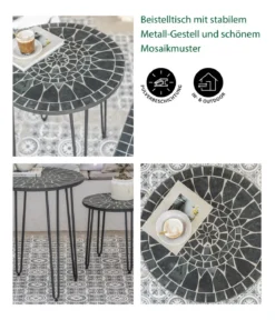 Dehner Mosaiktisch Madeleine, ca. Ø60/H60 cm