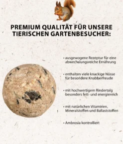 Dehner Natura Premium Eichhörnchen-Knödel, 6 Stk.