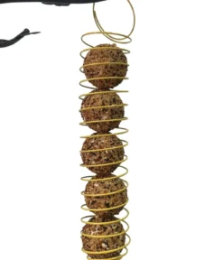 Dehner Natura Premium Futterfeder für Meisenknödel, ca. Ø7/L19 cm